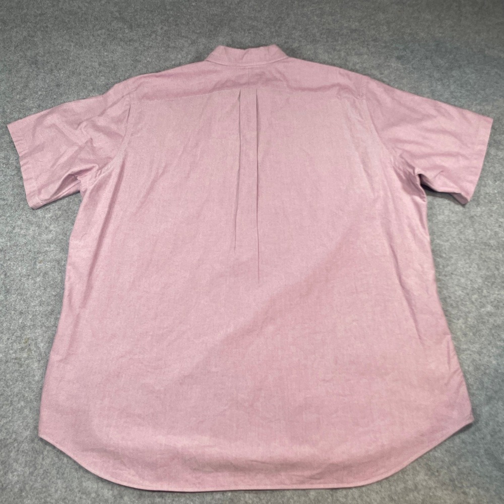 Ralph Lauren Mens Shirt 3XLT Pink Short Sleeve Classic Prep Button Down - Picture 4 of 12